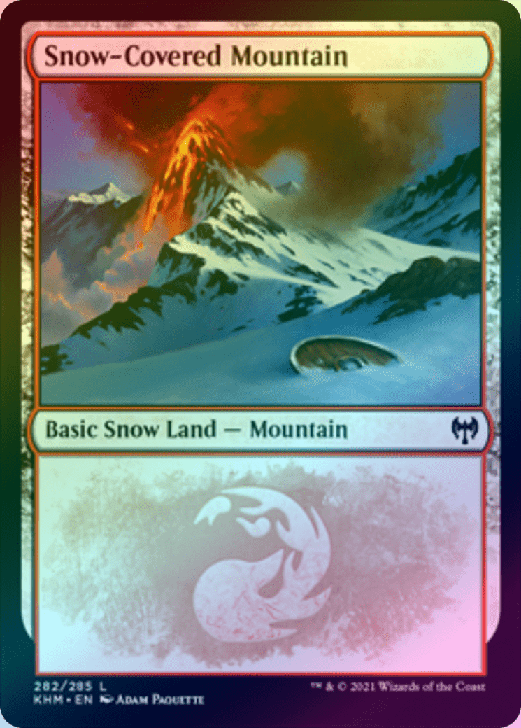 Snow-Covered Mountain (282) (Foil) King Gaming