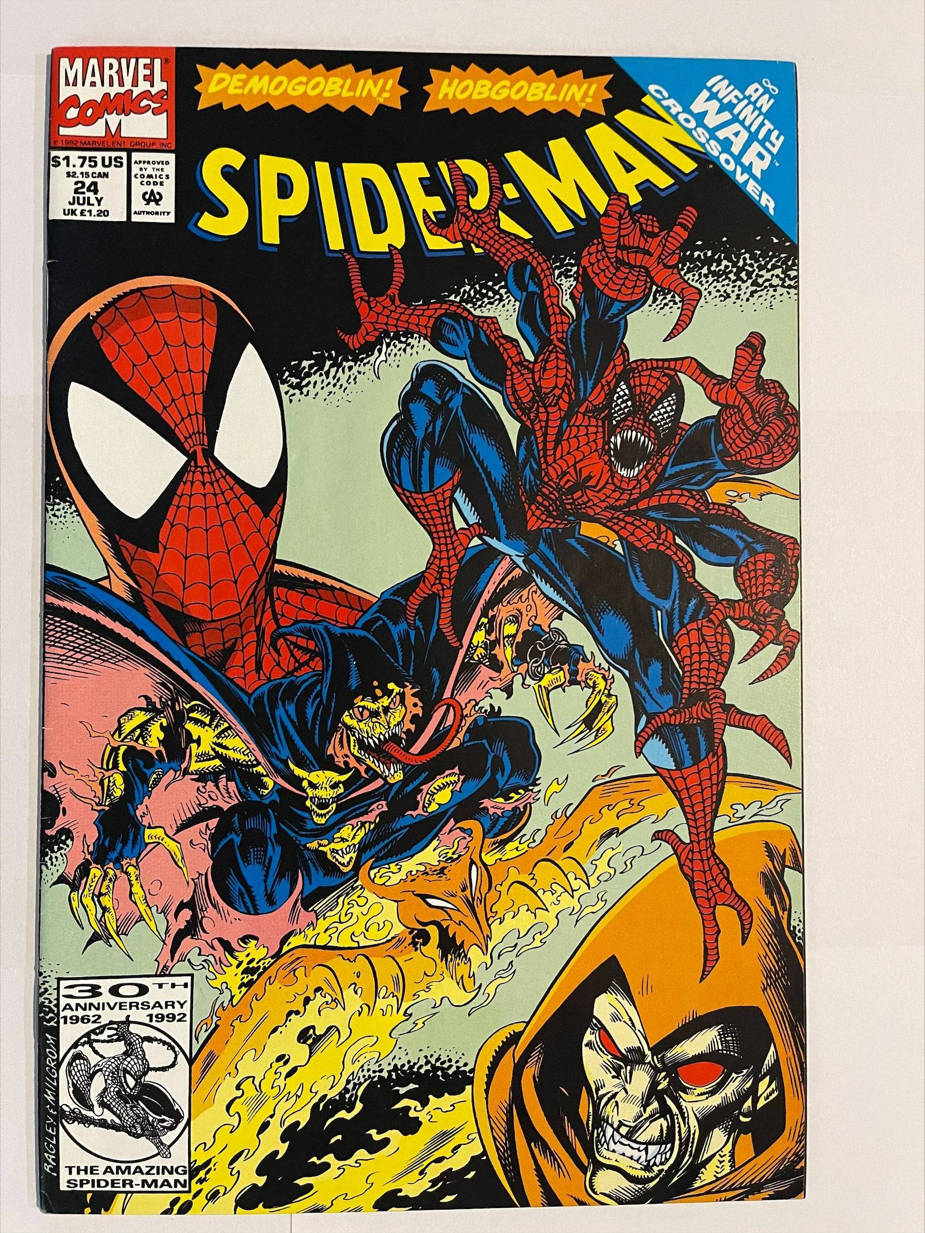 Spider-Man #24 Infinity War Crossover F-VF Marvel Comics Demogoblin Hobogoblin. King Gaming