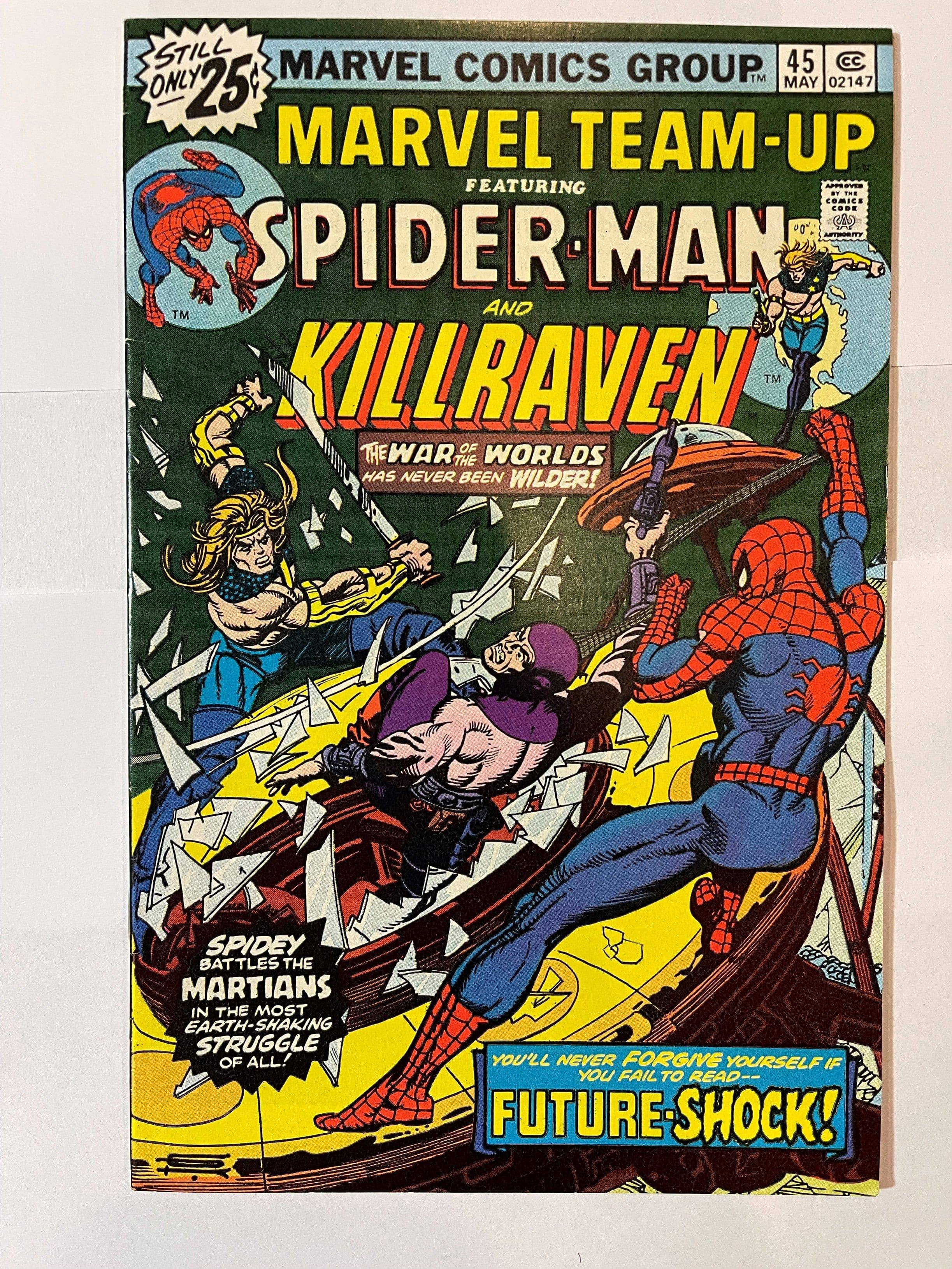 Marvel Team-Up Spider-Man & Kill Raven - #45 May 1976 - Fine - Used/Collector - Rare King Gaming