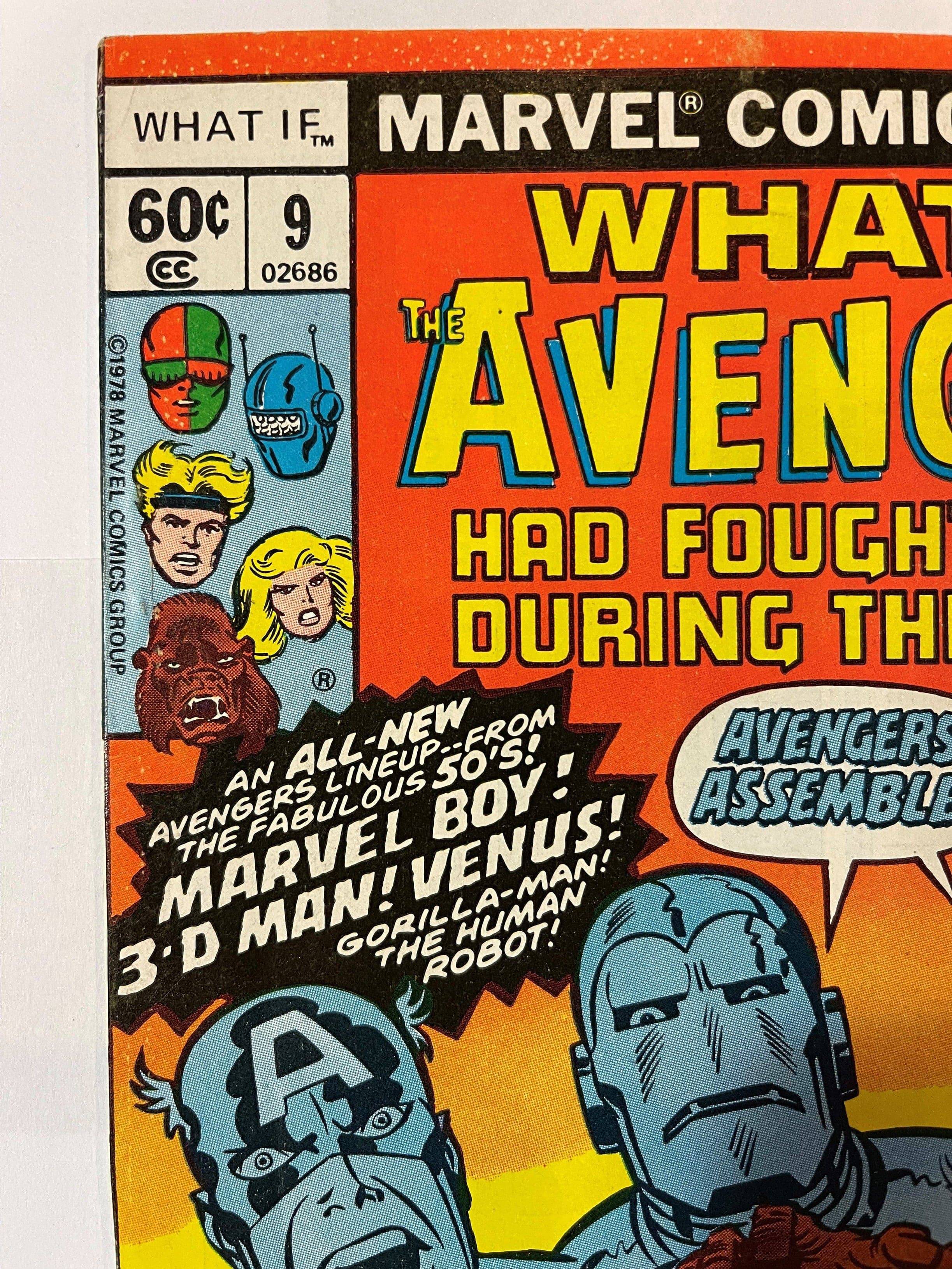 What If # 9 The Avengers Had Fought Evil During The 1950's - Poor- Below Fine Used/Collector - Rare King Gaming