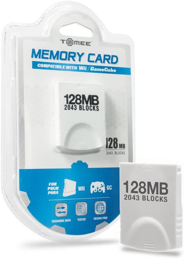 Wii/ GC Tomee 128 MB Memory Card (2043 Blocks) King Gaming