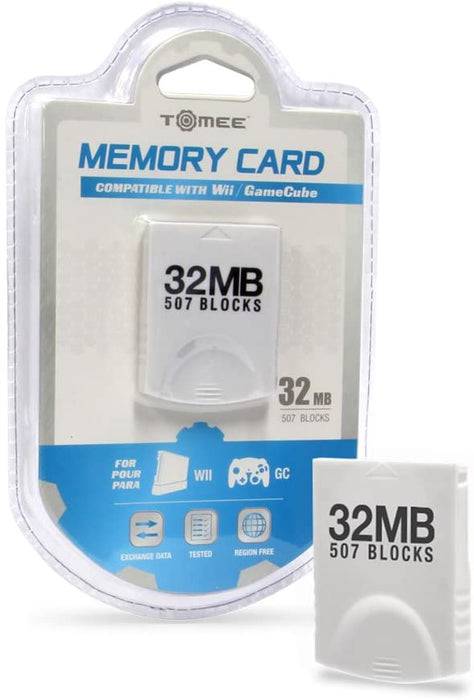 Wii/GC Tomee 32mb Memory Card (507 Blocks) King Gaming