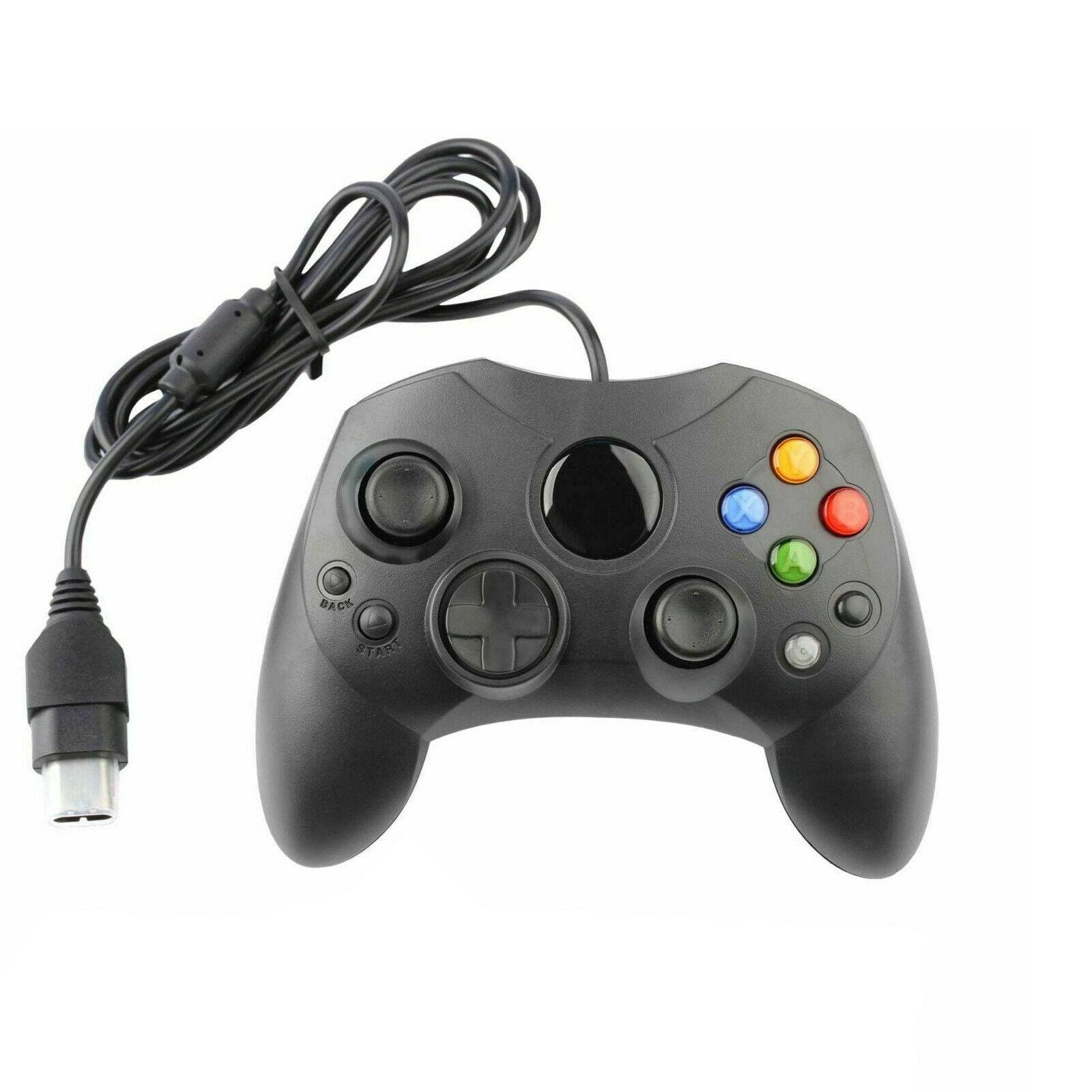 Wired Game Pad Controller for Original Microsoft Xbox  Black King Gaming